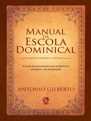 cover image of Manual da Escola Dominical